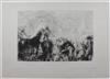 ALBERT BESNARD Group of 6 etchings.